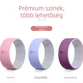 Jóga Kerék Dharma Wheel — nyitott hátsó kialakítás, kezdőbarát, TPE anyag, egészségügyi masszázs és táncos mozgások