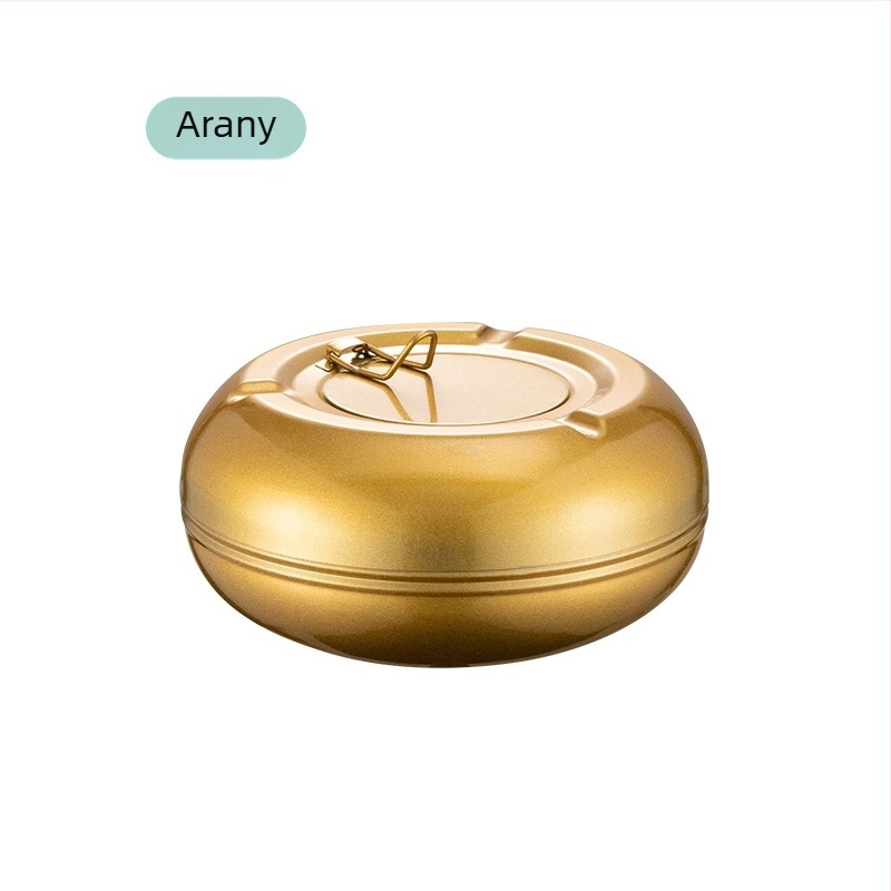 Fedéllel ellátott hamutál rozsdamentes acélból, szélvédett, Hiyijia, Chaozhou