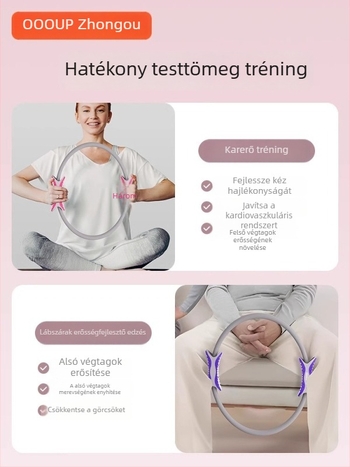 Pilates kör a lábizmok edzésére, ellenállás-kör a belső combokhoz, modell SK01