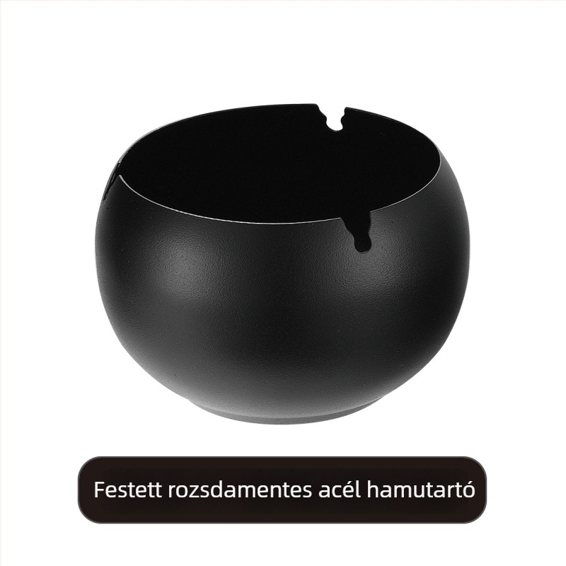 Rozsdamentes acél hamutál otthoni használatra, internetkávézók, szállodák, KTV és bárok számára; esésálló és szélálló; logó nyomtatás lehetséges