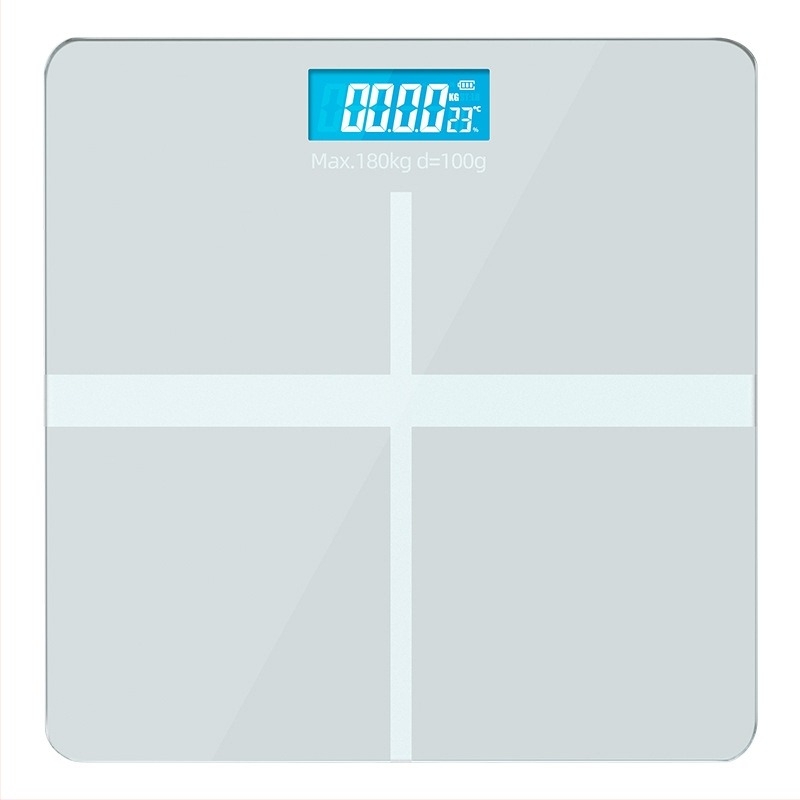 Otthoni mérleg üveg felülettel, Time Star, elektronikus, max. 180 kg, AAA/USB tápegység, magáncímke elérhető