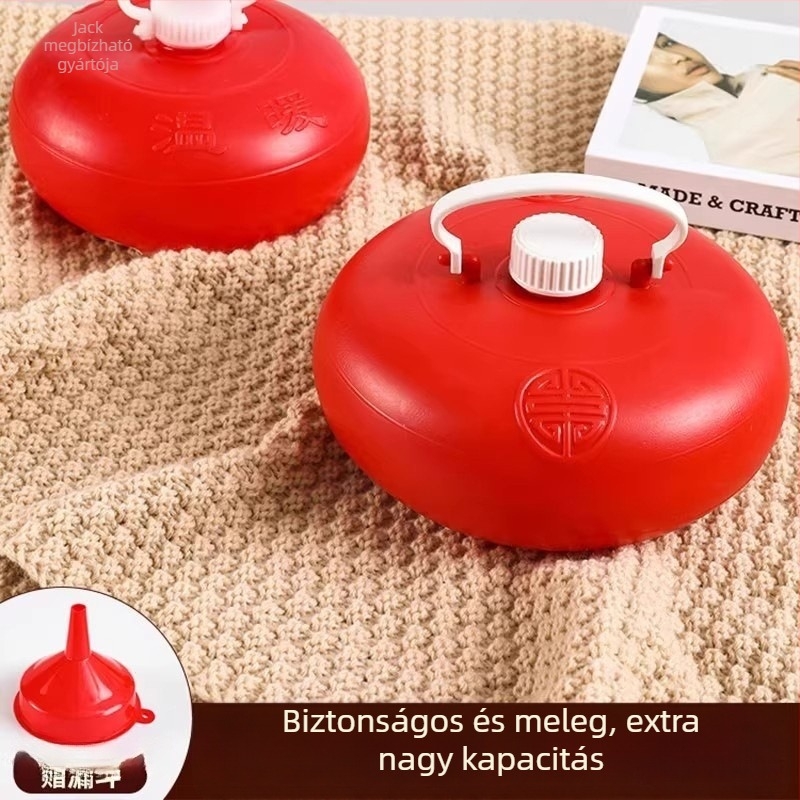 Lábfej melegítő – szövetből készült forró víz-táska, vízzel töltött melegítés, modern minimalist stílus