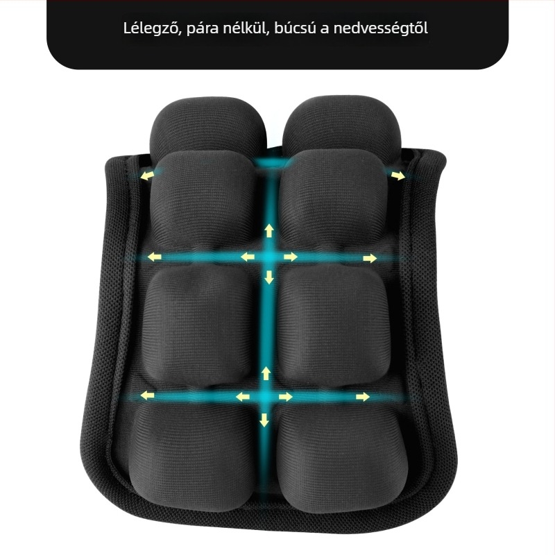 Egérpad csuklótámasz - TPU + Lycra, testreszabható, levegővel felfújható légpárna, modern stílus, egyoldalas (TPU + Lycra; testreszabható; levegővel felfújható légpárna; modern stílus; egyoldalas)