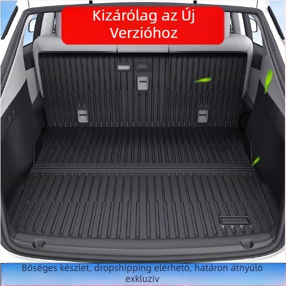 Tesla Model Y3 integrált csomagtartó szőnyeg, TPE anyag, testreszabás elérhető, termékkód 007, különleges lábbetét stílus