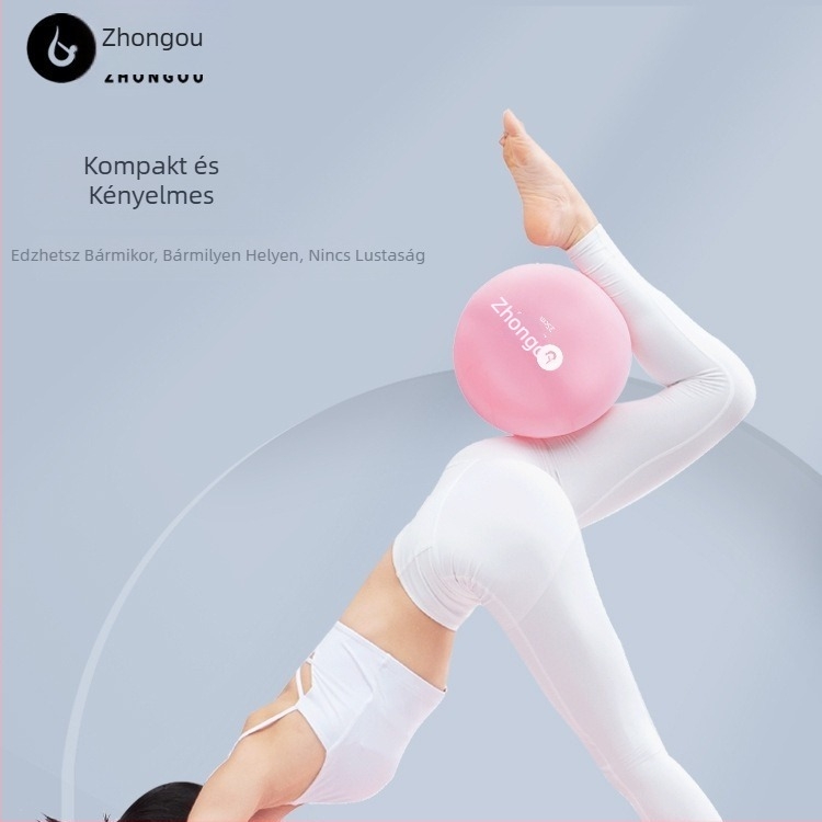 PVC jóga labda, anti-burst, matt felület, felfújható, súly 0,15 kg, kezdő Pilates csípőgyakorlatokhoz