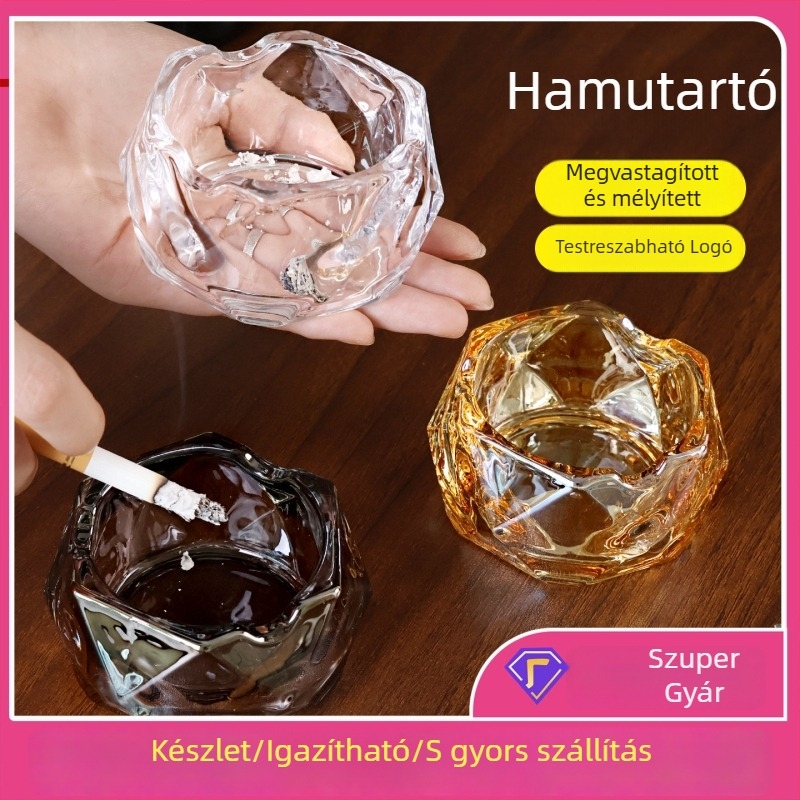 Üveg hamutál - minimalist, könnyed luxus stílus, logónyomtatás elérhető, testre szabható, Youleku márka
