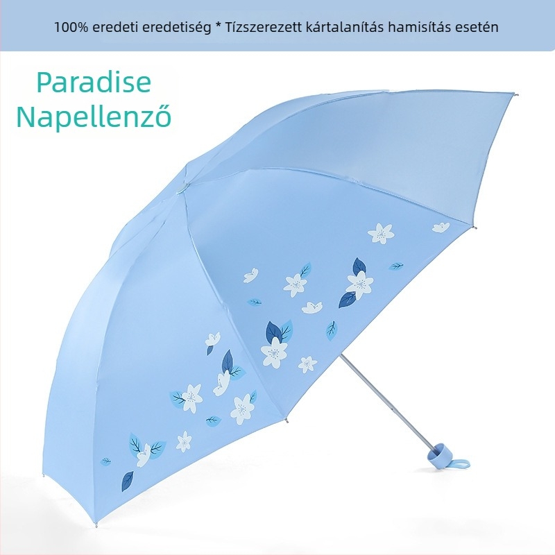 Paradise esernyő (polisztirosz vászon, vinil bevonat, 8 borda, kézi nyitás, logó nyomtatás lehetséges)