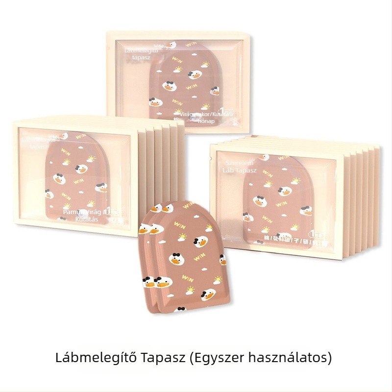 Önmelegítő talpak Mugwort melegítő tapaszokkal, téli egyszer használatos papucsok/otthoni cipő, uniszex