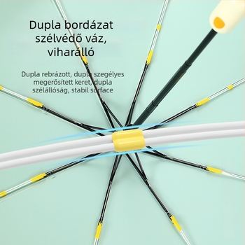 Fulilai automata napernyő UPF>50, 8 üvegszálas borda és acél tengely (automata nyitás-zárás, UPF>50, 8 borda, acél tengely)