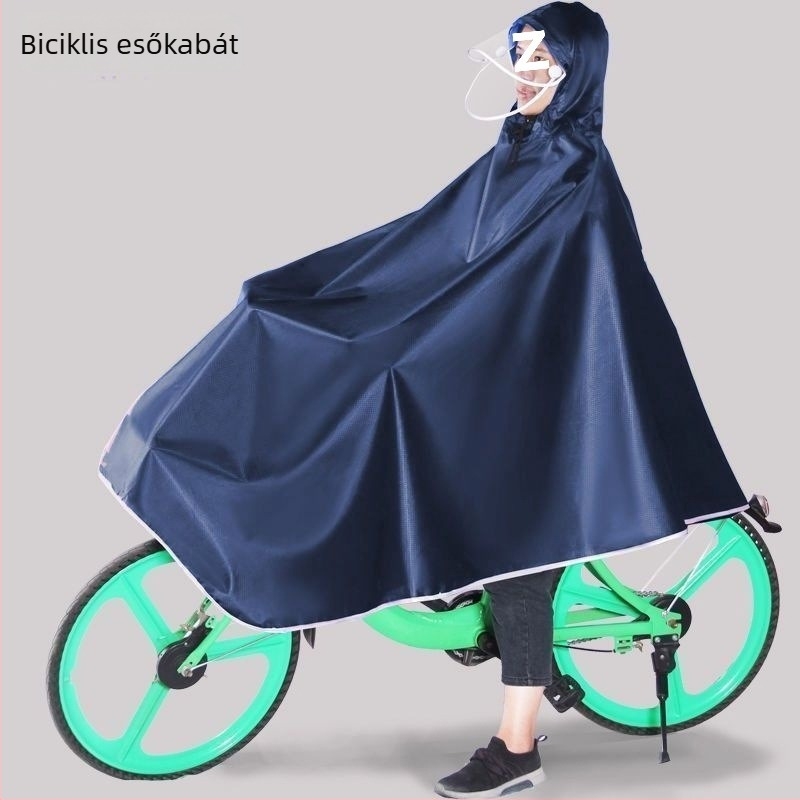 Kerékpáros poncsó – vast Oxford szövet, felnőtteknek, modern minimalist stílus