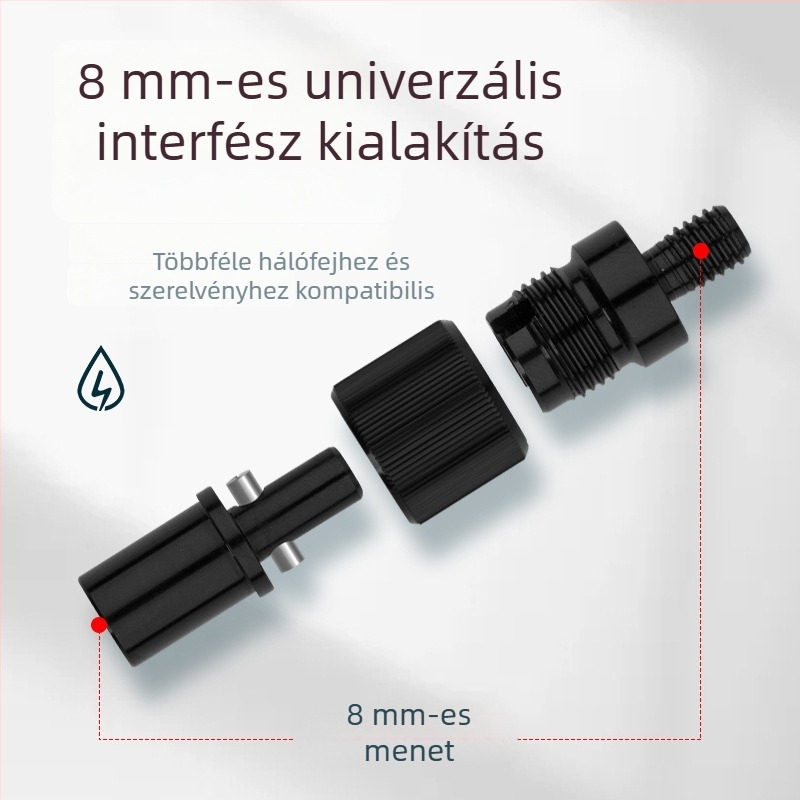 Forgásgátló gyorsoldó csatlakozó a halászat hálóbotjához — gyorskapcsoló adapter, Immortal Fish, magnézium-alumínium ötvözet