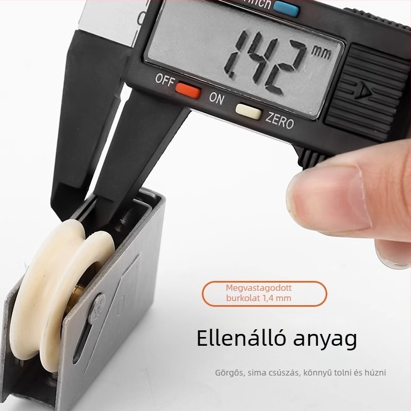 Nemesacél csúszóajtó görgő üvegablakhoz, modell Wjbxghl, modern egyszerű stílus