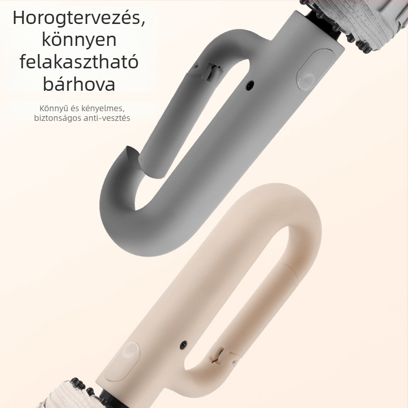 16 bordás esernyő, automata nyitás-zárás, UV védelem, nap és eső kettős használat, logó nyomtatás.