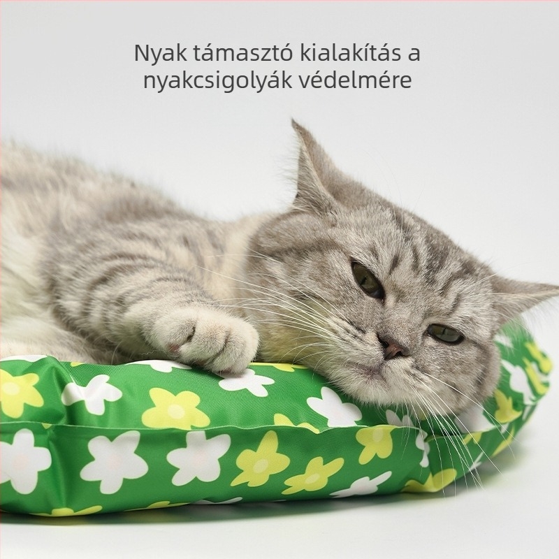 Háziállat hűtő matrac, karmolásálló felülettel, macska és kutyaágy nyárra