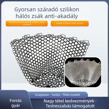 SEA PRO szilikon hálós hálózsák – hálófej, anti-akadási dizájn, könnyű, szagtalan, gyorsan száradó, nagy teherbírás