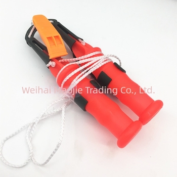 Fly Spear jéghez ajánlott felszerelés készlet bottartóval, jégcsappal, csalival és horoggal — eredet Kína; licencelhető magáncímke.