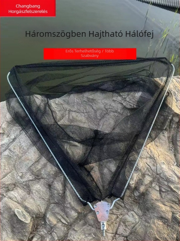 Háromszögletű összecsukható hálófej, Mélység: 35–50 cm; Hálóanyag: Egyéb; Teherbírás: Kérdezze meg az ügyfélszolgálatot