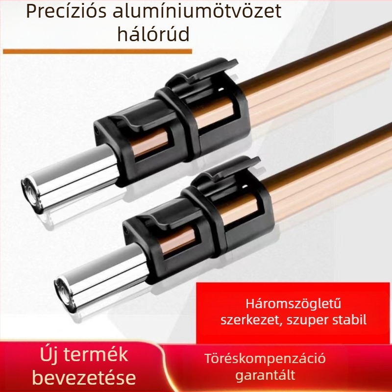 3 m hosszú háromszög alakú merítő rúd alumínium ötvözetből, teleszkópos horgászbot nagy halakhoz, versenyszerű horgászat felszerelése