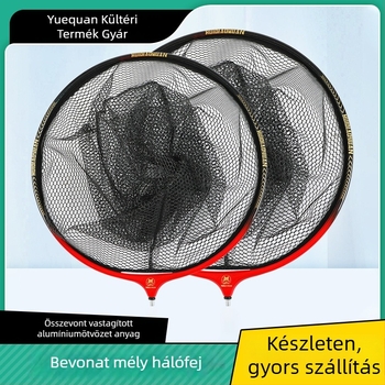 Elválasztható ragasztott halászhálófej, alumíniumötvözet hálózsák, mélyvízi halászathoz; háló anyaga: ragasztás; teherbírás: 20; mélység: 45