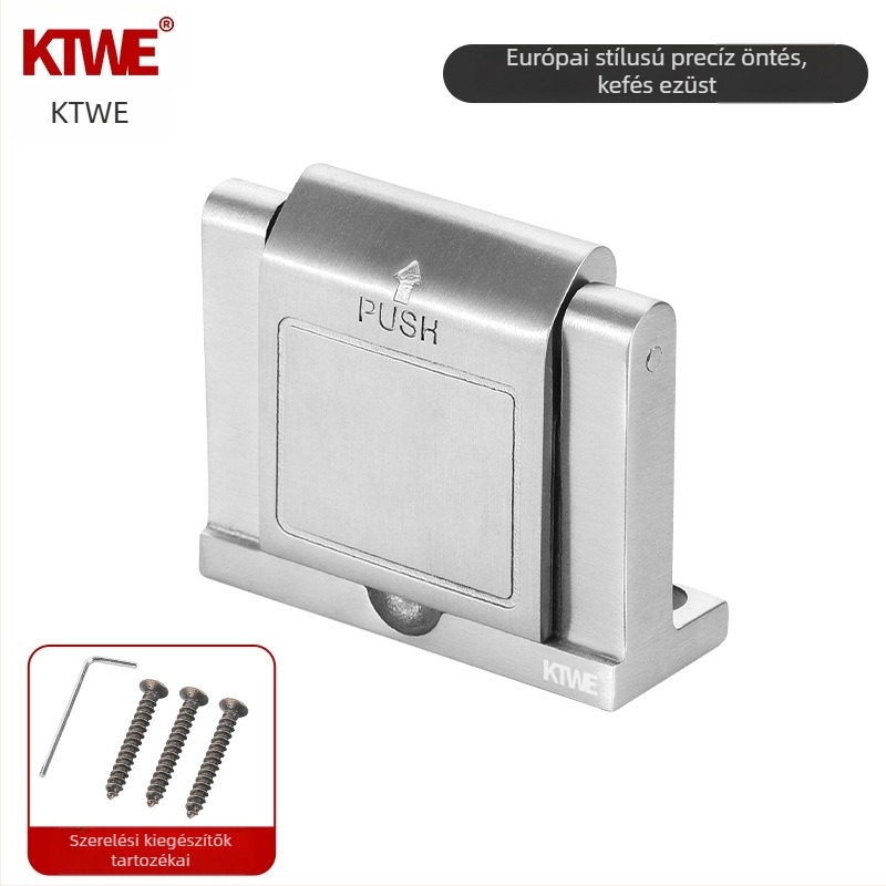 Kateway 304 Ajtóvédelmi csat, cink ötvözet, elektroplattolt felület, modern minimális stílus