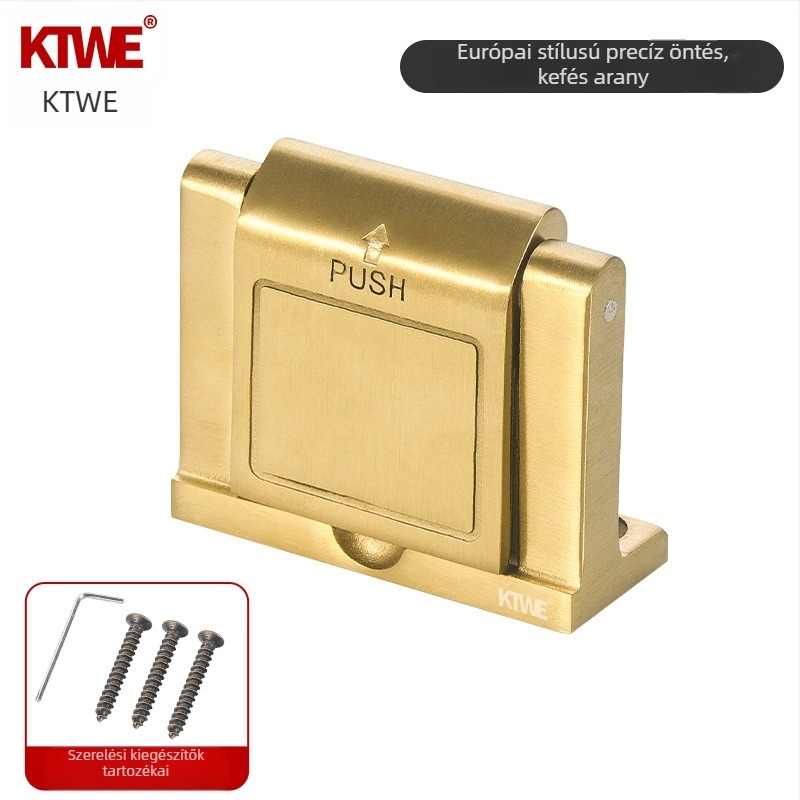 Kateway 304 Ajtóvédelmi csat, cink ötvözet, elektroplattolt felület, modern minimális stílus