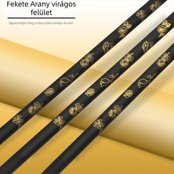 Hálós horgászbot, magas széntartalmú, 2 részes, összecsukható