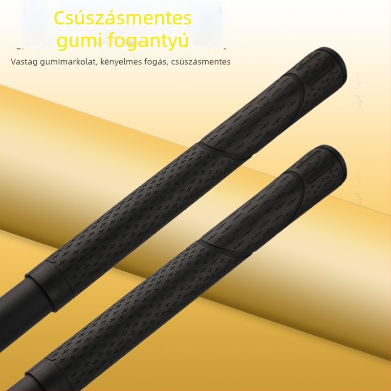 Hálós horgászbot, magas széntartalmú, 2 részes, összecsukható