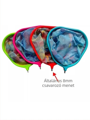 Teleszkópos rovar- és pillangóháló rozsdamentes acél kerettel