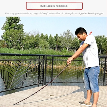 Karbon Merítőnyél - Versenyszerű horgászfelszerelés (Márka: Fishing ha ha; Anyag: Szén)