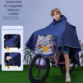 Gyerekeknek készült köpeny-stílusú esőkabát, EVA anyag, Cartoon dizájn, vízálló PU ragasztóréteg, gyerekeknek