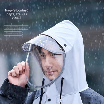 Motorkerékpáros esőkabát és esőnadrág szett - PVC 0,23 mm vastag anyag, testreszabható logó