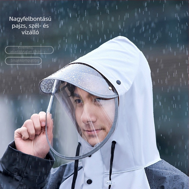 Motorkerékpáros esőkabát és esőnadrág szett - PVC 0,23 mm vastag anyag, testreszabható logó