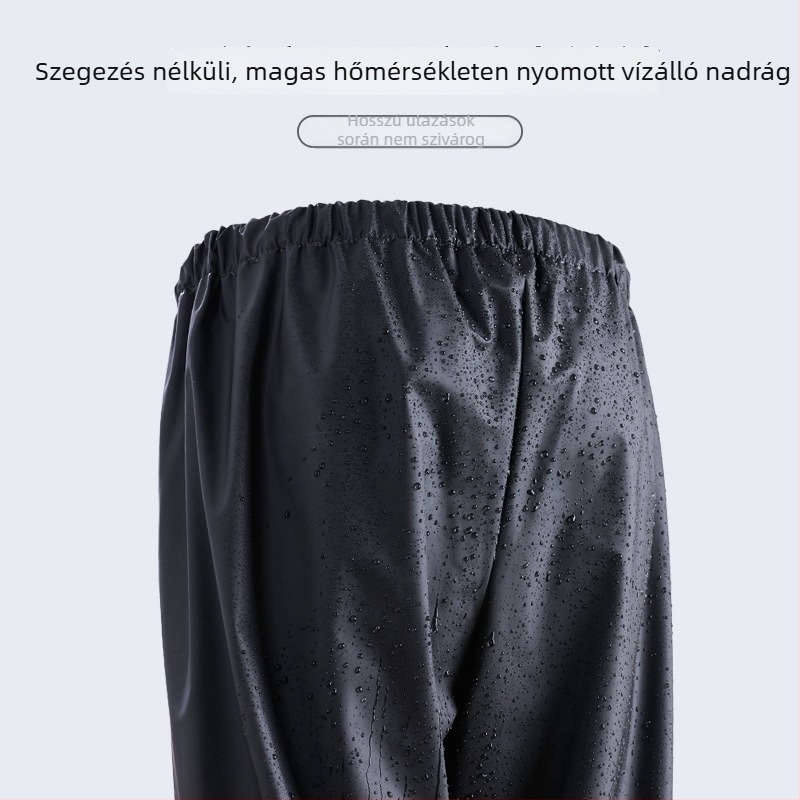 Motorkerékpáros esőkabát és esőnadrág szett - PVC 0,23 mm vastag anyag, testreszabható logó