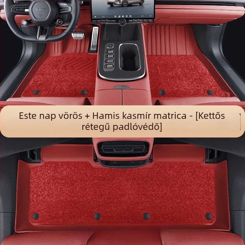 Tesla Model 3 és Model Y – teljes lefedettségű TPE autópadló szőnyeg, 3,5 mm vastagság, 6 kg súly, latex talpbetétek