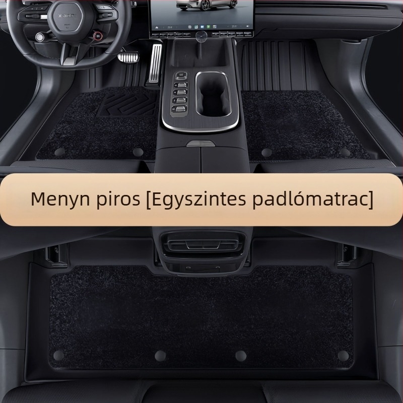 Tesla Model 3 és Model Y – teljes lefedettségű TPE autópadló szőnyeg, 3,5 mm vastagság, 6 kg súly, latex talpbetétek