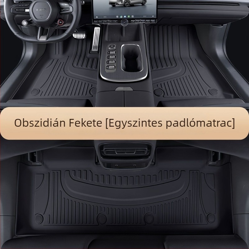 Tesla Model 3 és Model Y – teljes lefedettségű TPE autópadló szőnyeg, 3,5 mm vastagság, 6 kg súly, latex talpbetétek