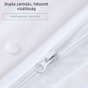 Motorkerékpár esőruha poncsó szett: elválasztott esőkabát és esőnadrág, PVC anyag, felnőtt, 1 személy