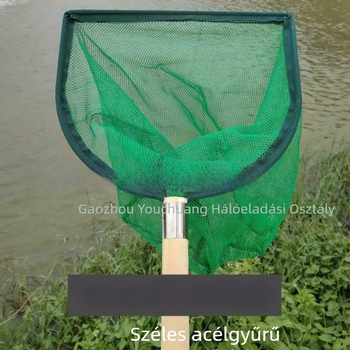 Fa nyelű, egykeretes háló finomszemű hálóval, nem zsugorodik