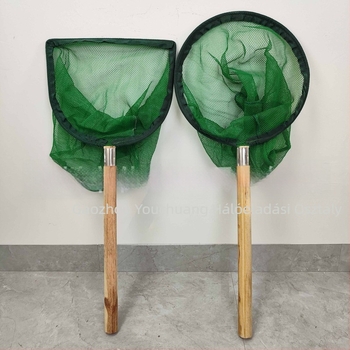 Fa nyelű, egykeretes háló finomszemű hálóval, nem zsugorodik