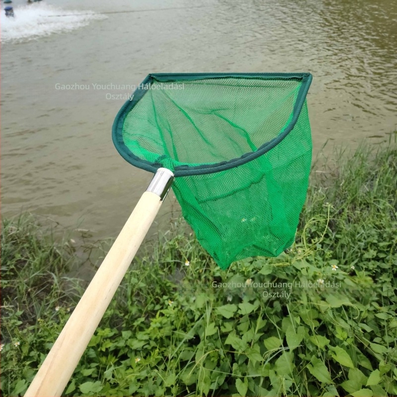 Fa nyelű, egykeretes háló finomszemű hálóval, nem zsugorodik