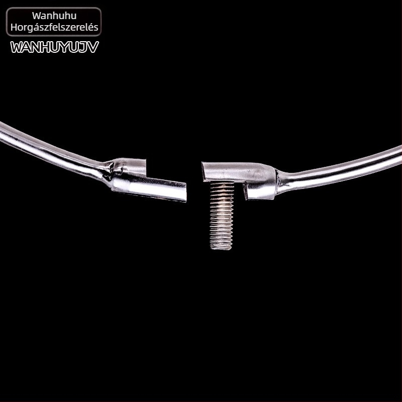 Rozsdamentes acélból készült horgászháló keret háromszög és kör alakú hurkokkal, nagy hálófej — Chun Mao, licencelhető magáncímke