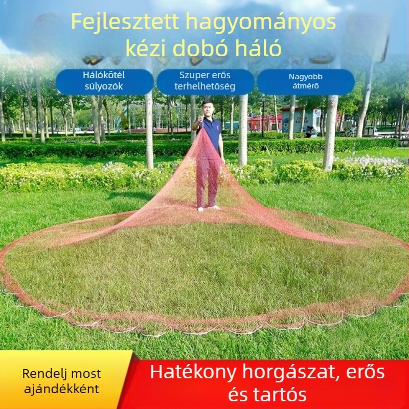 Haitong Horgászfelszerelés Nylon Kézi Vetőháló — Kézi Vetőháló Horgászathoz
