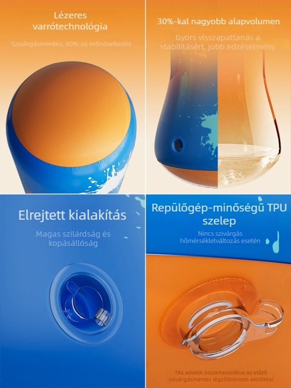 Gyermekeknek szóló felfújható boxoló oszlop, PVC, függőleges kialakítás, 0.36 kg, modell FED-QJZ-00-01