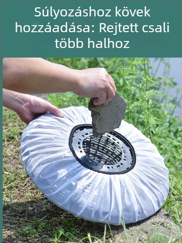 Folyómenti halászat háló eszköz, műanyag kivitel, Chaoyu márka