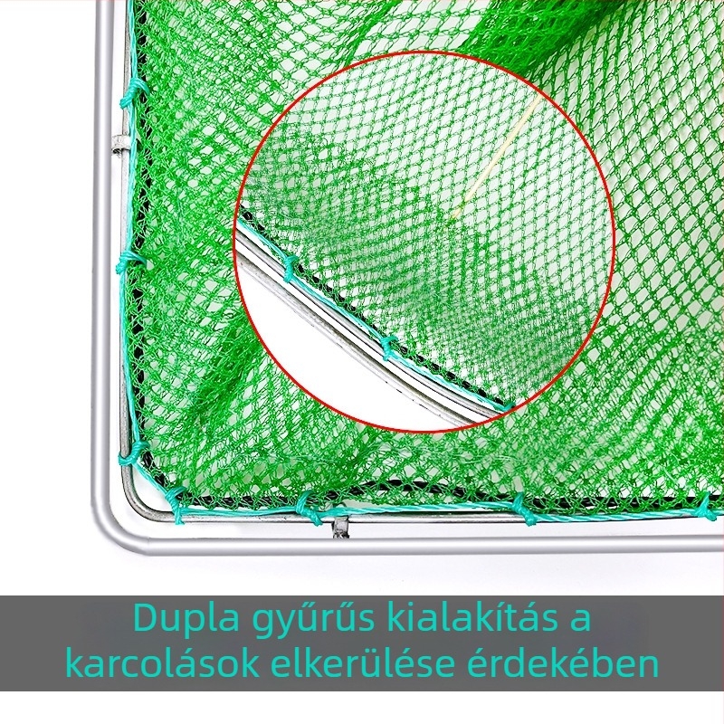 Fából készített merítőháló halak és garnéla számára, éttermeknek és piacokra a tengeri termékekhez