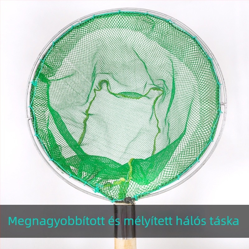 Fából készített merítőháló halak és garnéla számára, éttermeknek és piacokra a tengeri termékekhez