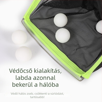 Asztalitenisz-labdák gyűjtőgépe