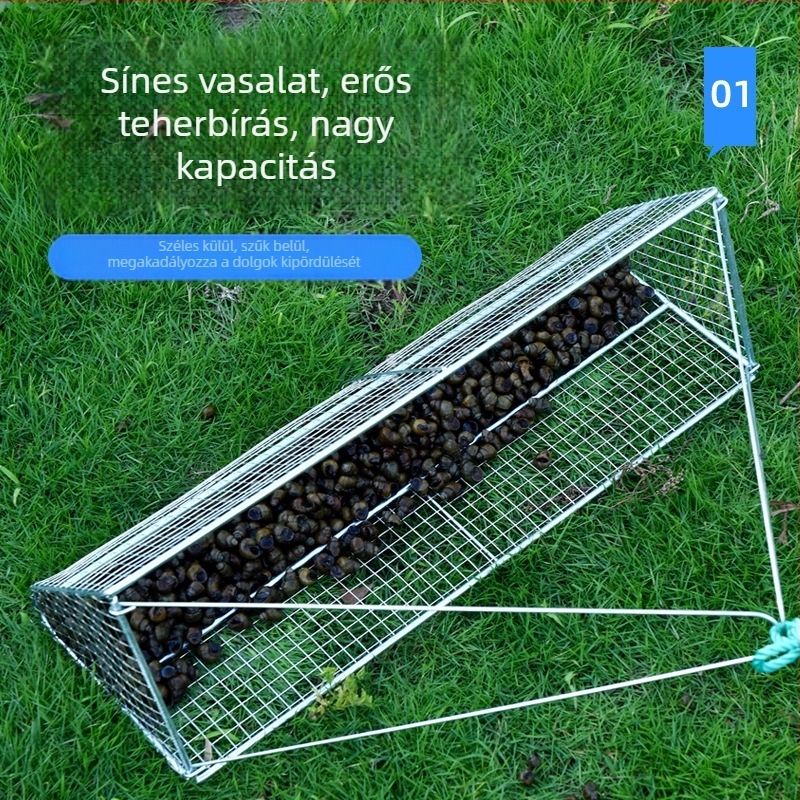 Chaoyu csigafogó eszköz — acélból készült, hálós kosár és szívó funkció