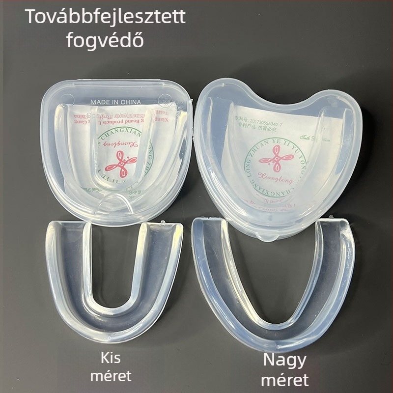 Átlátszó fogvédő felnőtteknek bokszhoz és küzdősportokhoz – Muay Thai, Sanda, Taekwondo, kosárlabda