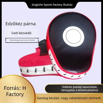 Ívelt kézi célpont Taekwondo, Sanda és Muay Thai edzéshez, PU anyag, függőleges kialakítás, 0.5 kg